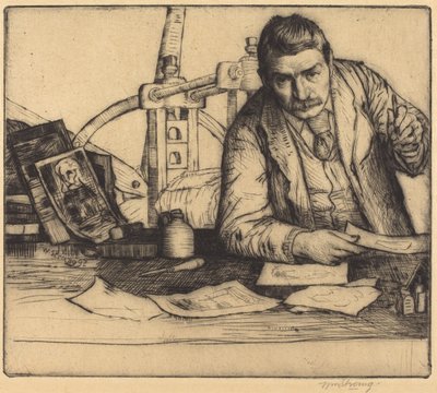 Selbstporträt, 1897 von William Strang
